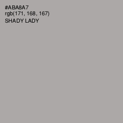 #ABA8A7 - Shady Lady Color Image